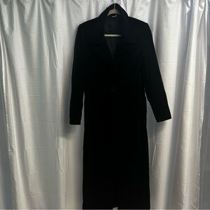 Spiegel Long Black Velvet Coat Witchy Vampire Formal 8 Vintage